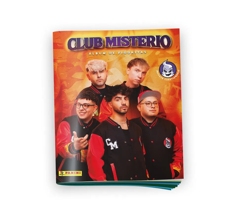 Pack 1 álbum + 40 sobres de figuritas CLUB MISTERIO