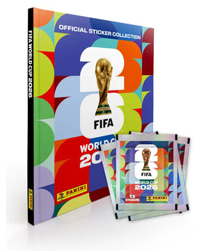 COMBO 1 álbum TAPA DURA + 50 sobres de figuritas FIFA WORLD CUP 2026