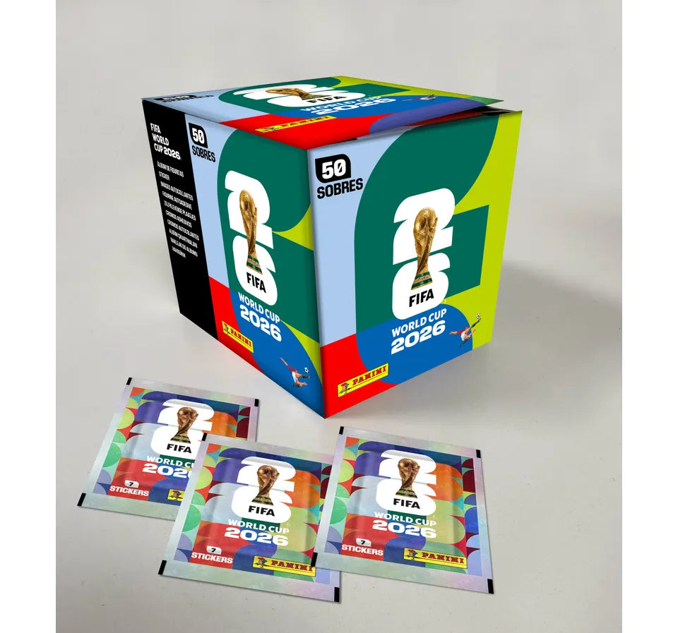 Box X 50 Sobres De Figuritas FIFA WORLD CUP 2026
